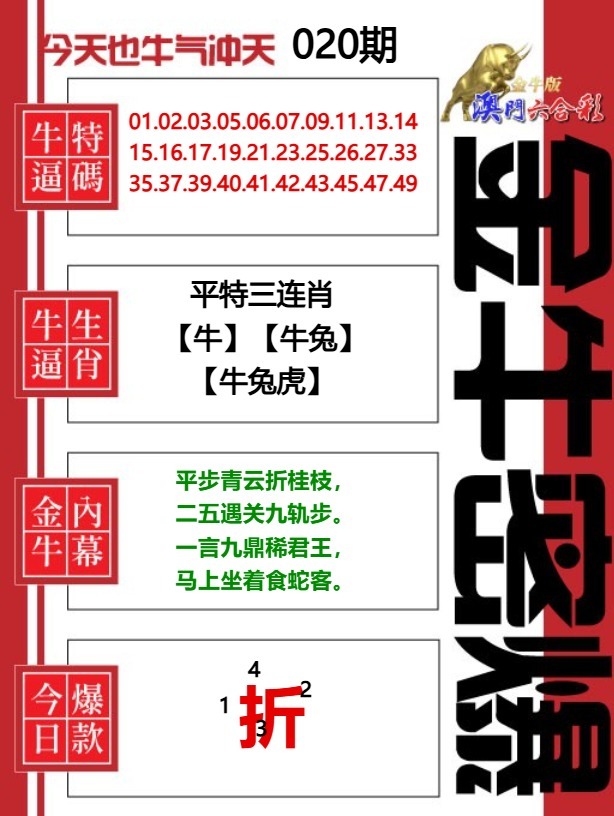 020期金牛密爆[图]